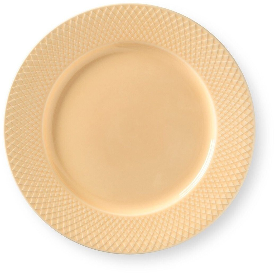 Lyngby Porcelæn Rhombe plate sand (27 cm)
