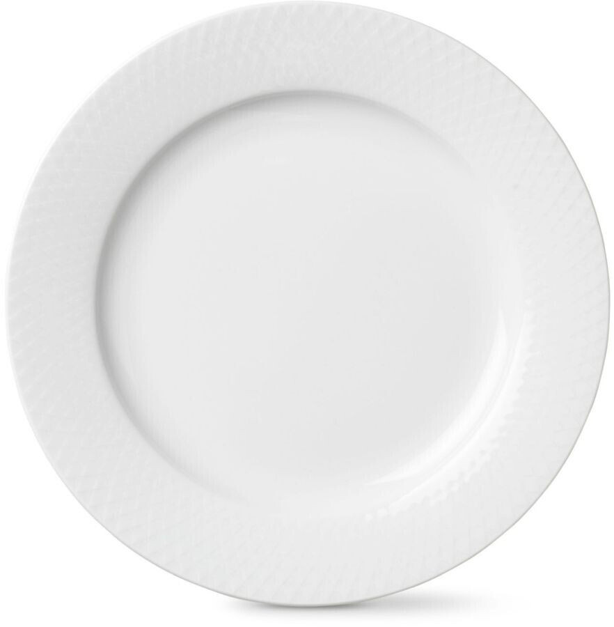 Lyngby Porcelæn Rhombe plate white (23 cm)