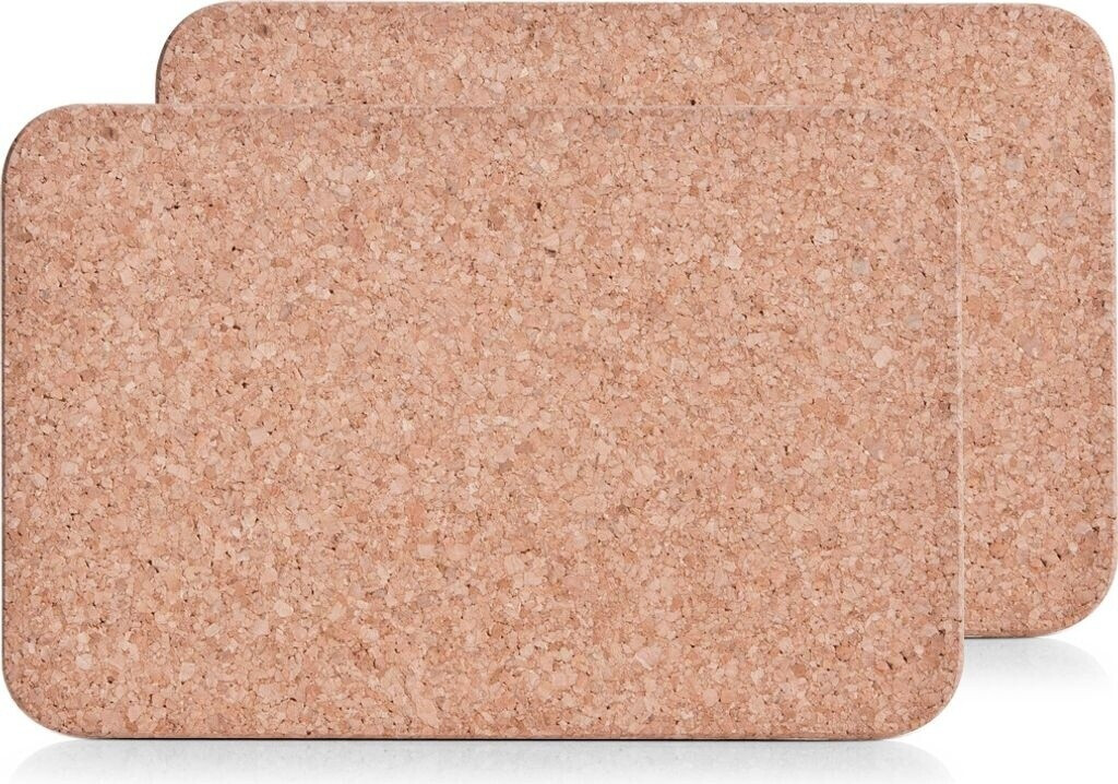 Zeller Dessous de plat en liège 30 x 20 cm (lot de 2)