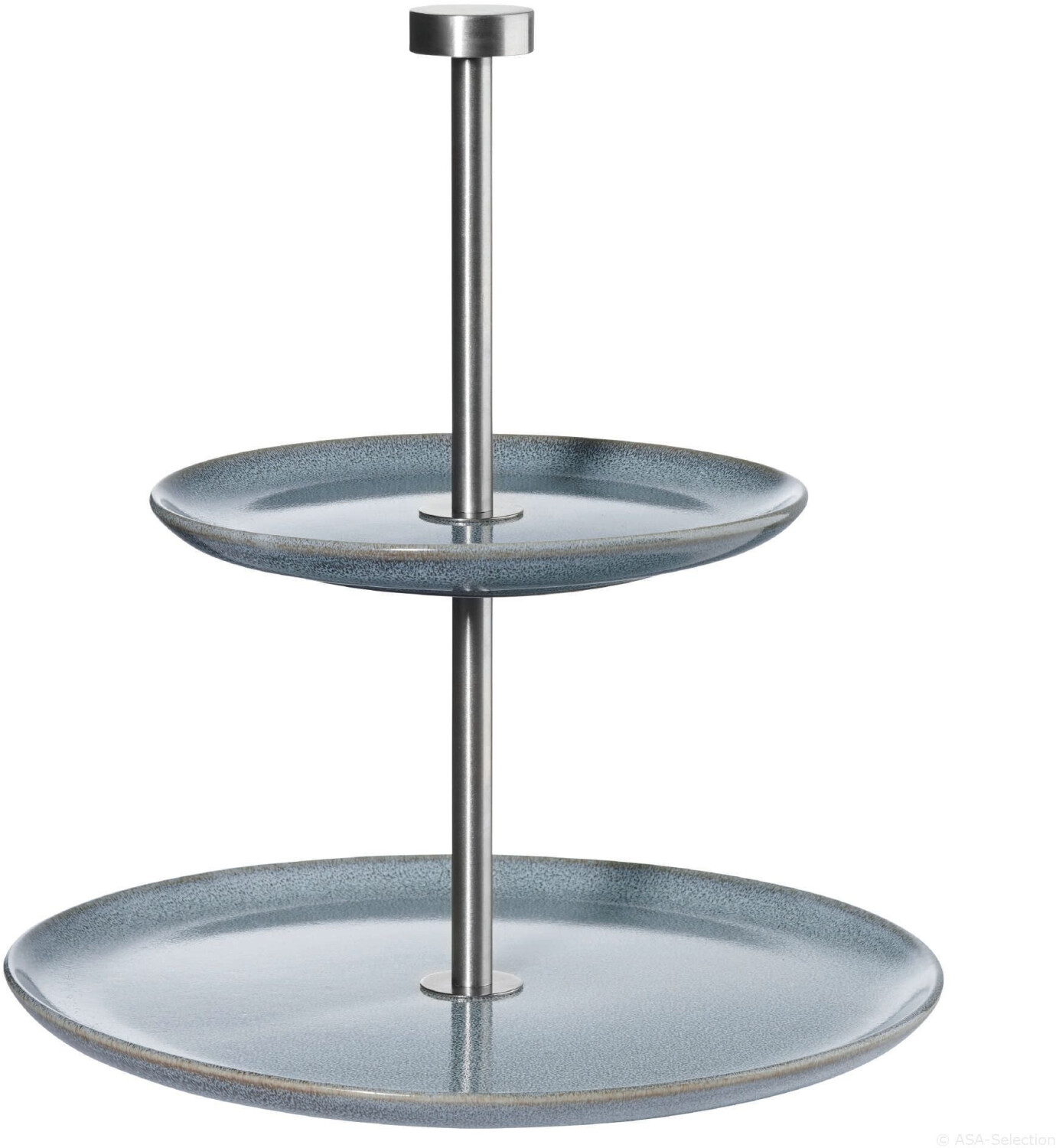 ASA SAISONS denim Etagere flat 2-tier (25 cm)