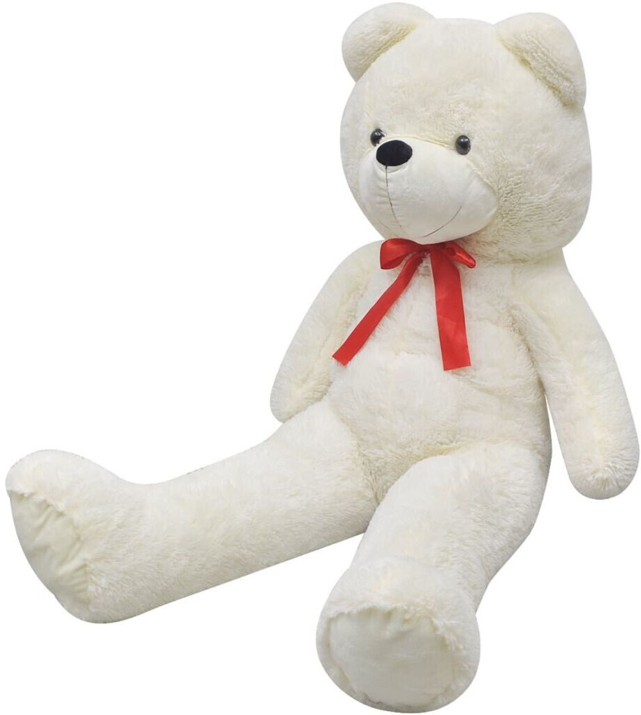 vidaXL XXL Soft Plush Teddy Bear Toy White (160 cm)