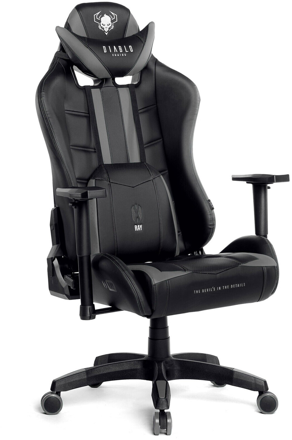 Diablo Chairs X-Ray King Size Noir/Gris