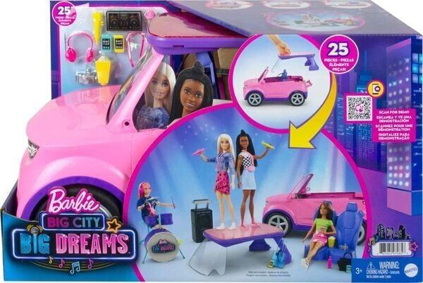 Buy Barbie Barbie Big City Big Dreams SUV car incl. stage and accessories GYJ25 from 32.99 Today Best Deals on idealo