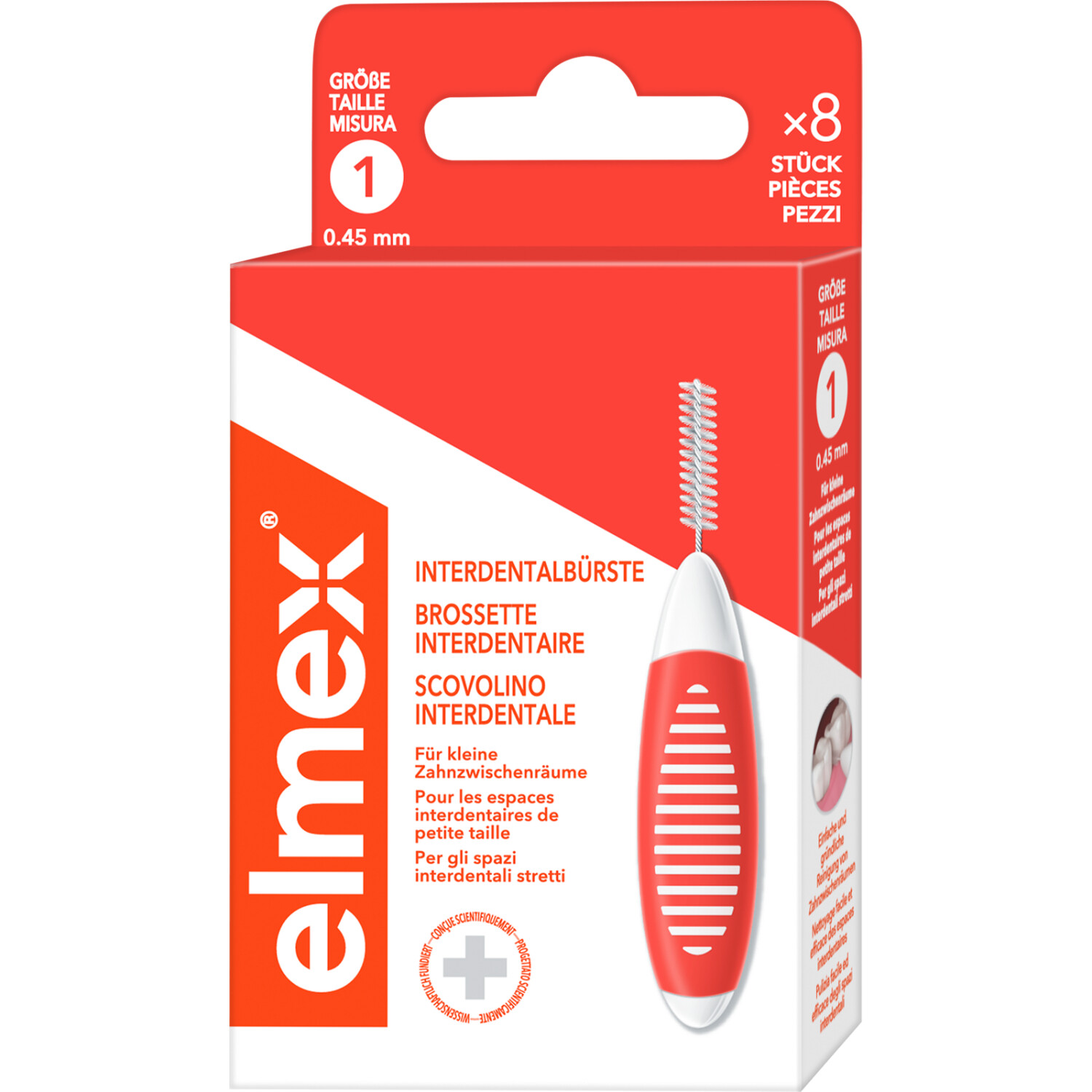 Elmex Interdental brushes (8 pcs)