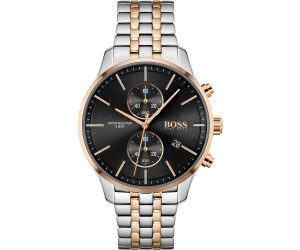 Hugo boss rose gold mens watch deals