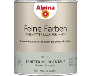 Alpina Farben Feine Farben No 12 Sanfter Morgentau 750ml ab 22,80