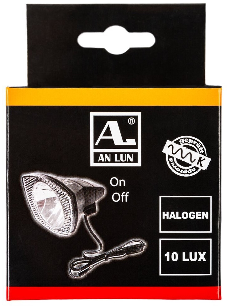 An Lun Dynamo Halogen 10c Front Black