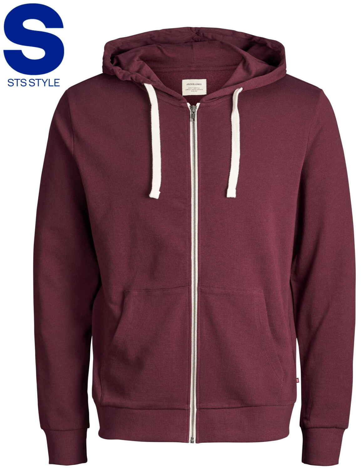 JACK & JONES Jjeholmen Sweat Zip Hood Noos Sweatjack voor heren, Grijs (asfalt/reg fit), S JACK & JONES Jjeholmen Sweat Zip Hood Noos Sweatjack voor heren, Grijs (asfalt/reg fit), S