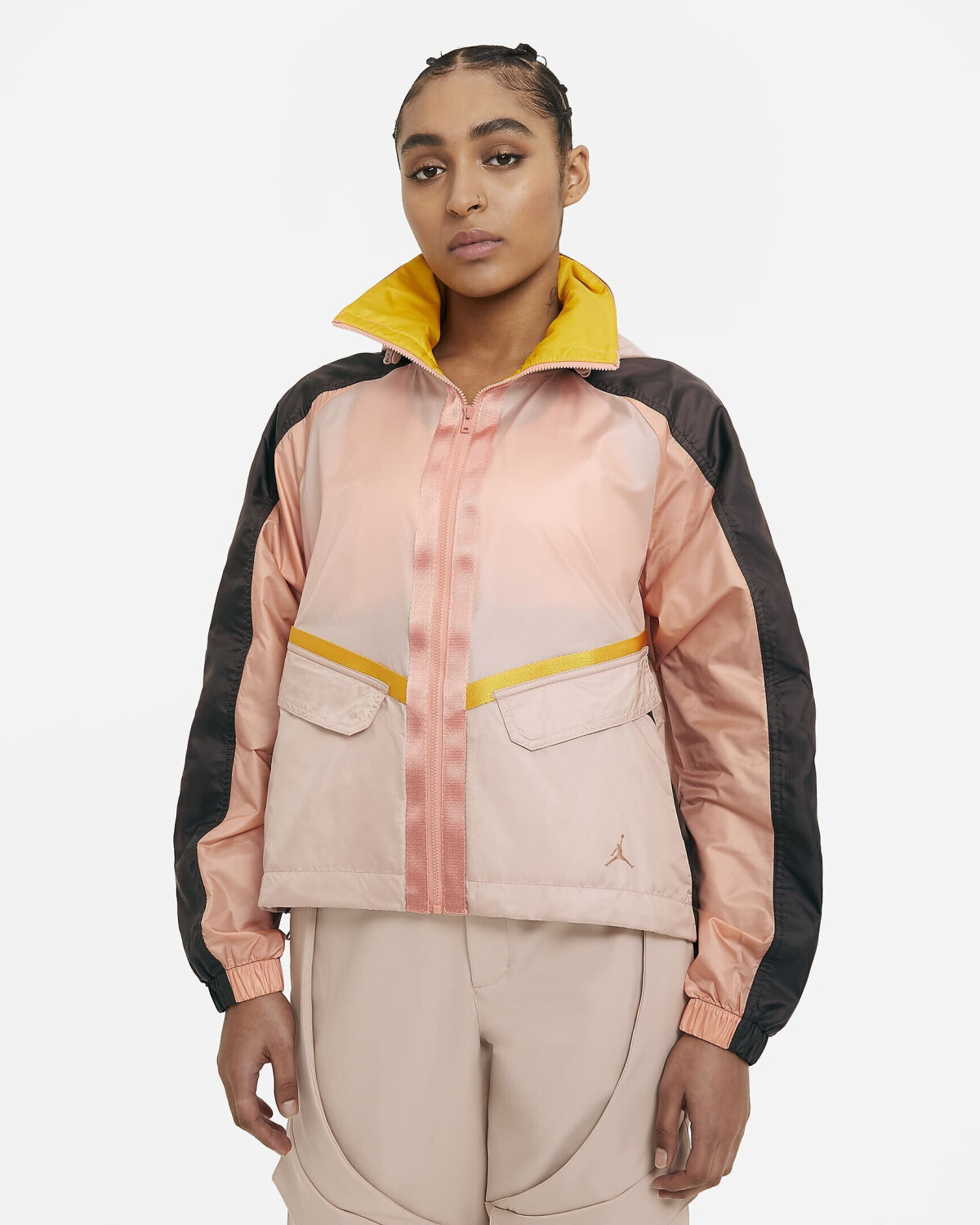 Jordan Jordan Future Primal Lightweight Jacket (DA1520) particle beige/ironstone/university gold/metallic red bronze