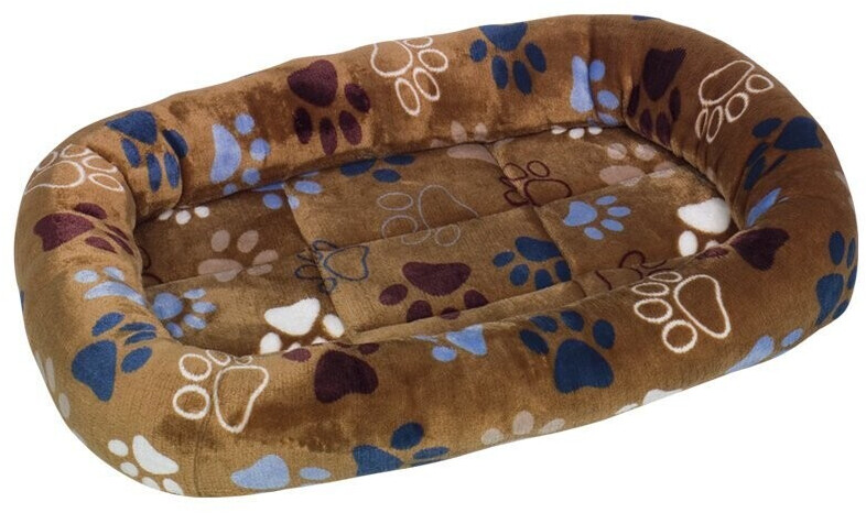 Nobby Mat with rim oval Classic Lissi Brown 78x58x8cm