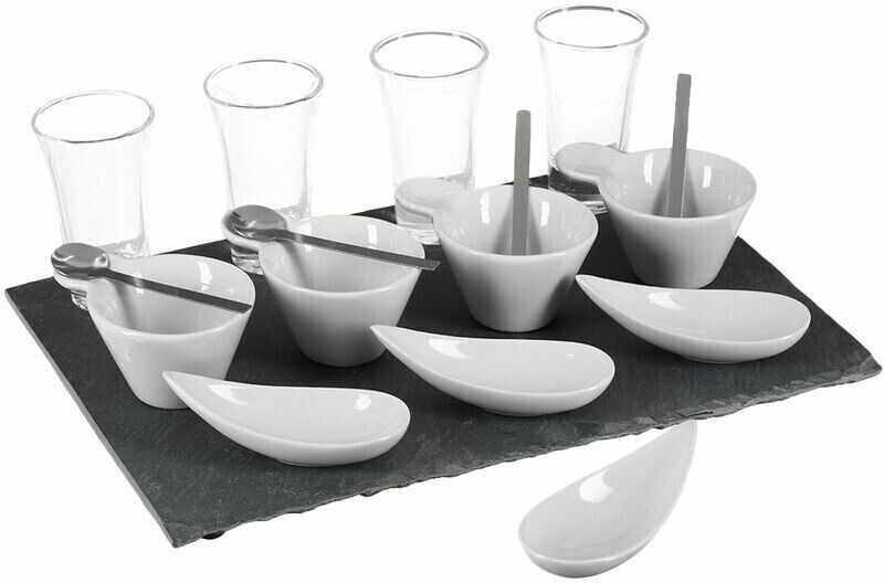 B&W Cuisine Set apéritif 17 pièces gris
