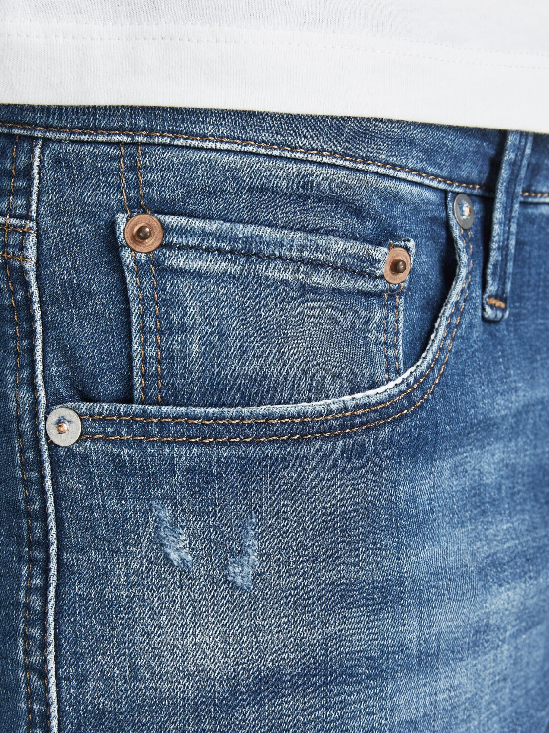 Jack & Jones Jjiglenn Jjicon Jj 358 50sps Noos (12199752) blue denim ab  44,49 € | Preisvergleich bei idealo.de