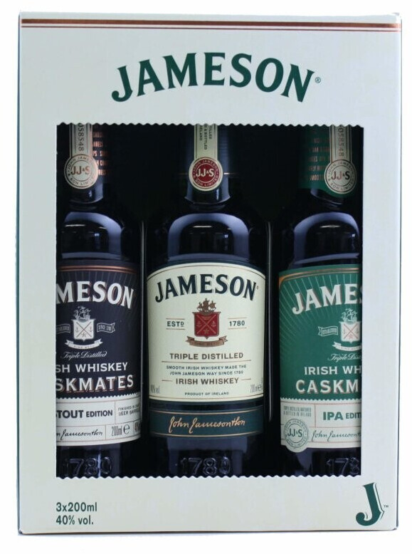 Jameson Whiskey Triple Pack 3x0,2l 40% a € 26,90 (oggi)