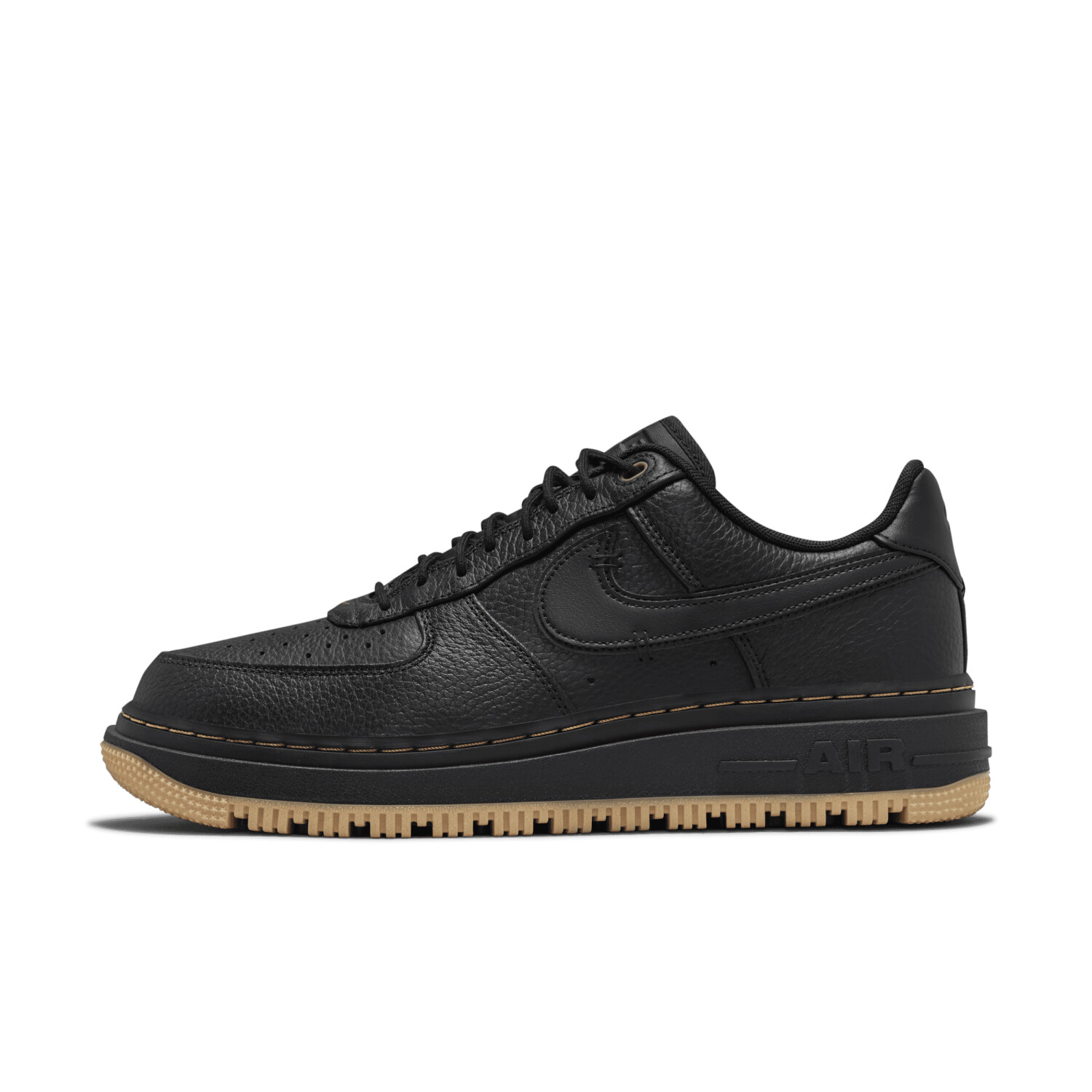 Nike Air Force 1 Luxe black bucktan gum yellow black ab 125 95 Preisvergleich bei idealo