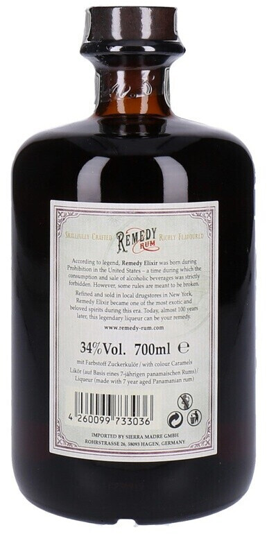 19,80 Remedy Elixir 34% bei Sierra 0,7l Preisvergleich Madre + € | ab Geschenk-Set