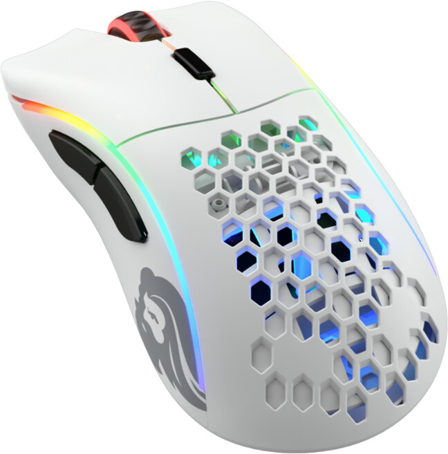 Glorious Gaming Model D Wireless blanc mat