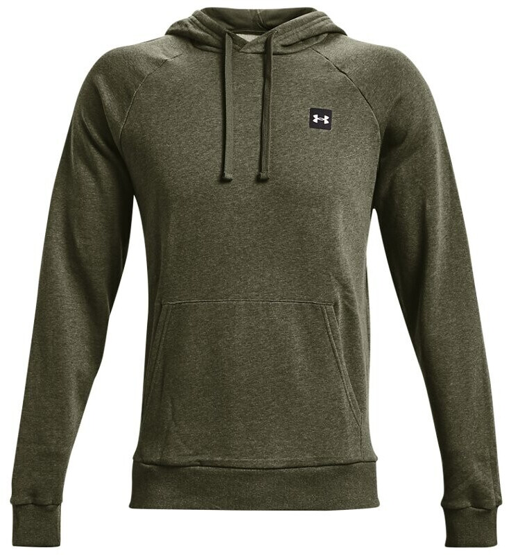 Under Armour Rival Fleece Long-Sleeve Hoodie for Men - Onyx White/Onyx  White - M