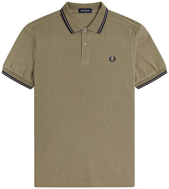 Fred Perry M3600 tipped sage/french navy