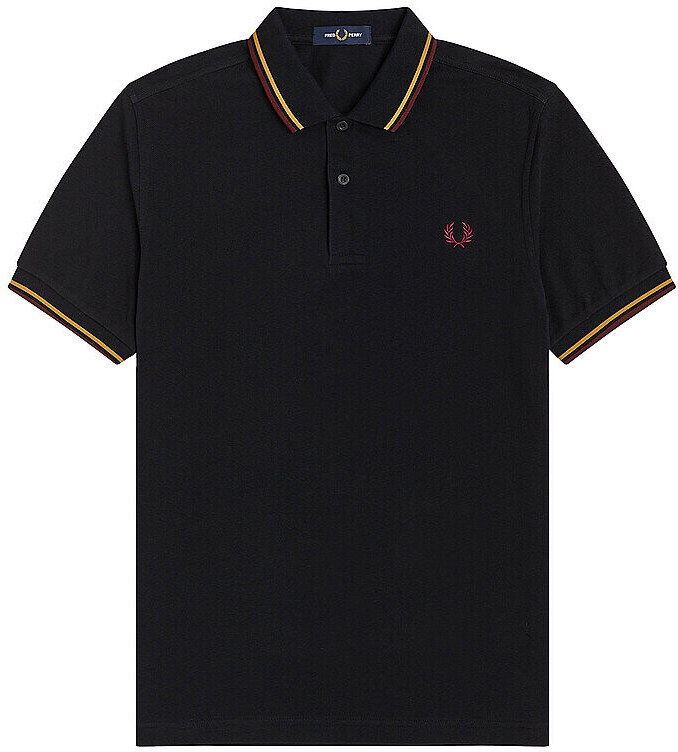 Fred Perry M3600 black/1964 gold/aubergine