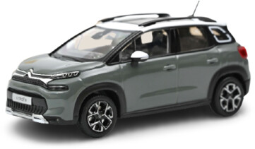 Norev Citroën C3 Aircross 2021 - Kaki grey & white roof & white deco (155335)