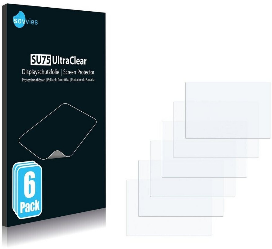 Savvies Schutzfolie (Fischer SW-LCD ProLine) 6 Stück