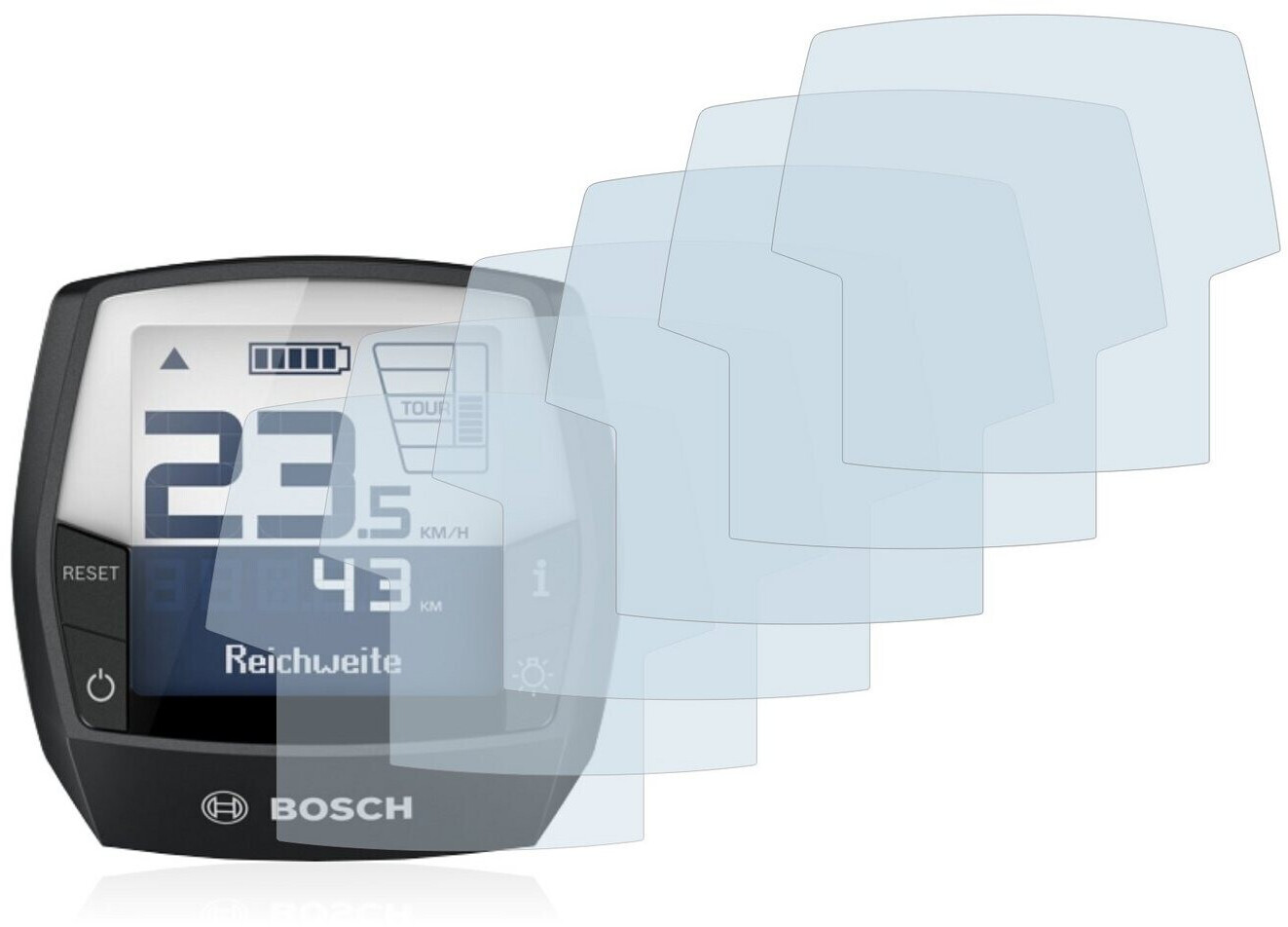 Savvies Schutzfolie (Bosch Intuvia Active Line) 6 Stück