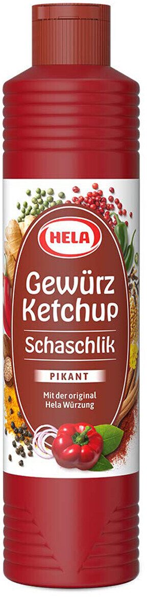 Hela Schaschlik Gewürz Ketchup pikant (800ml) ab 3,39 ...