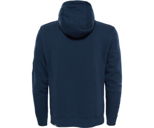 the north face hoodie navy blue