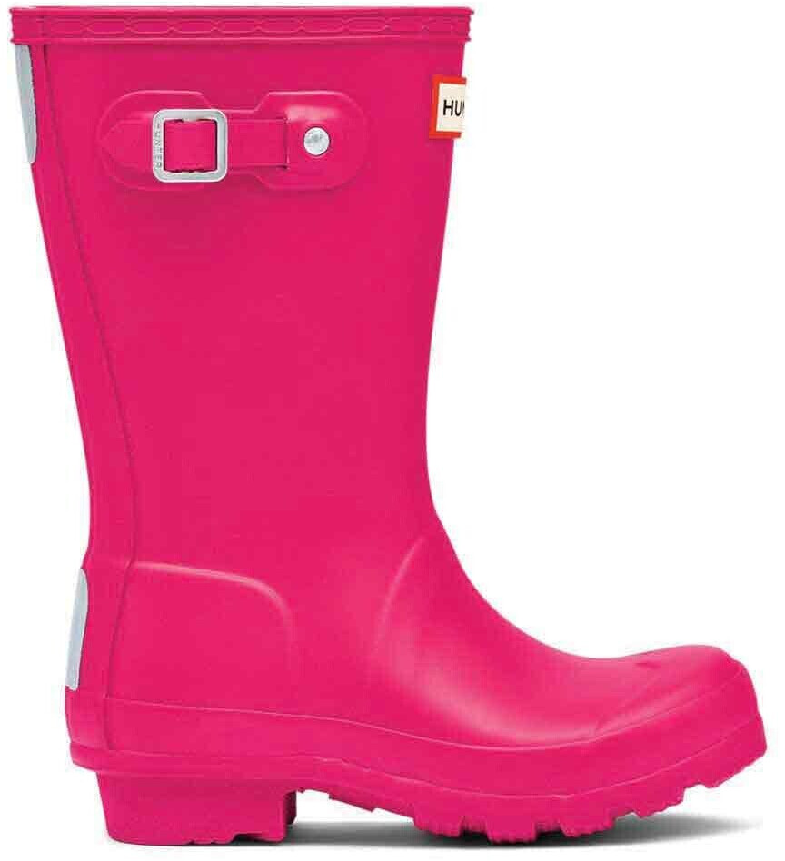 Hunter Original Kids Wellington Boots bright pink