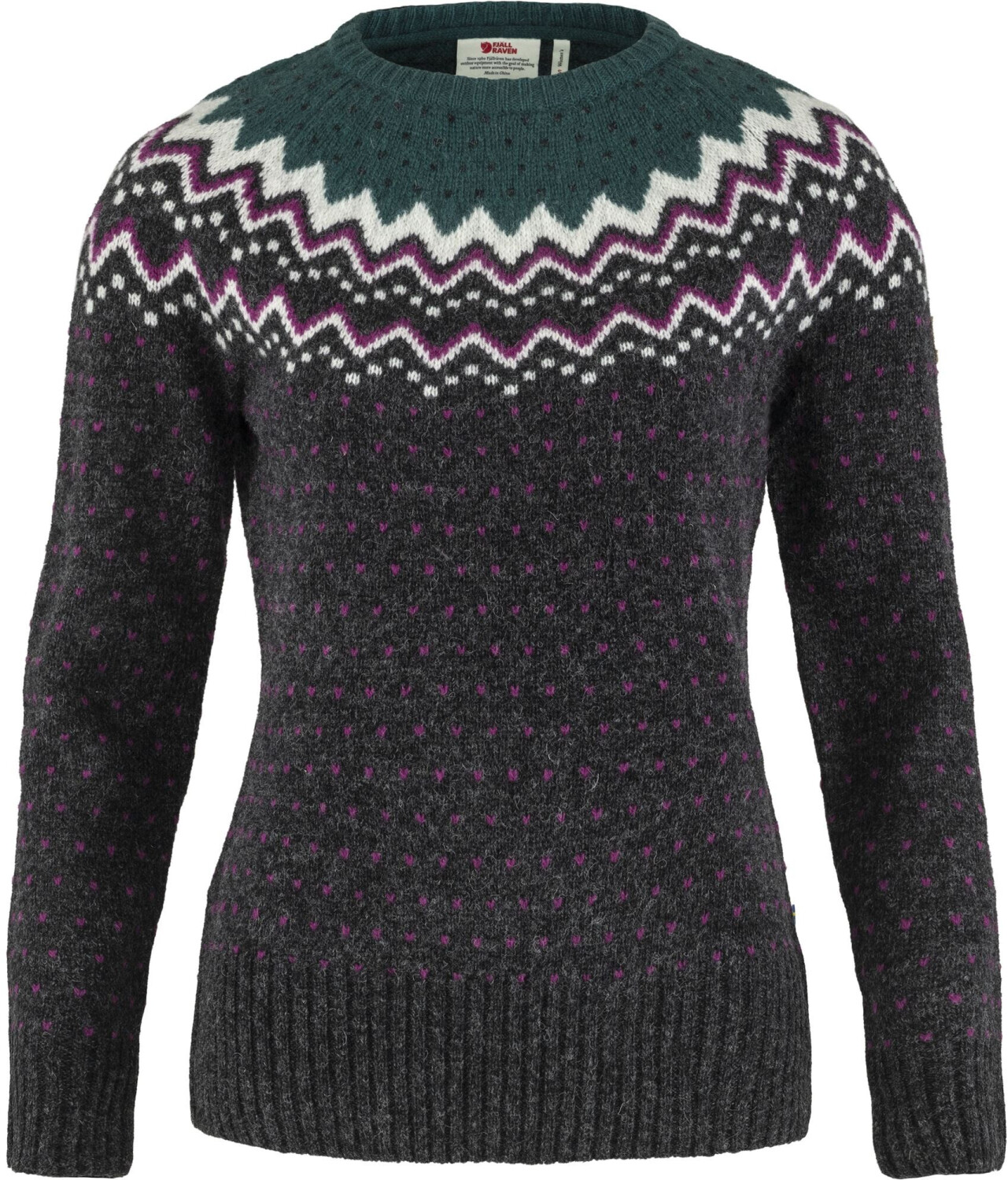 Fjällräven Övik Knit Sweater W arctic green