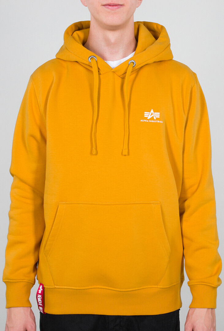 Alpha Industries Small Logo Hoodie wheat (196318-441)