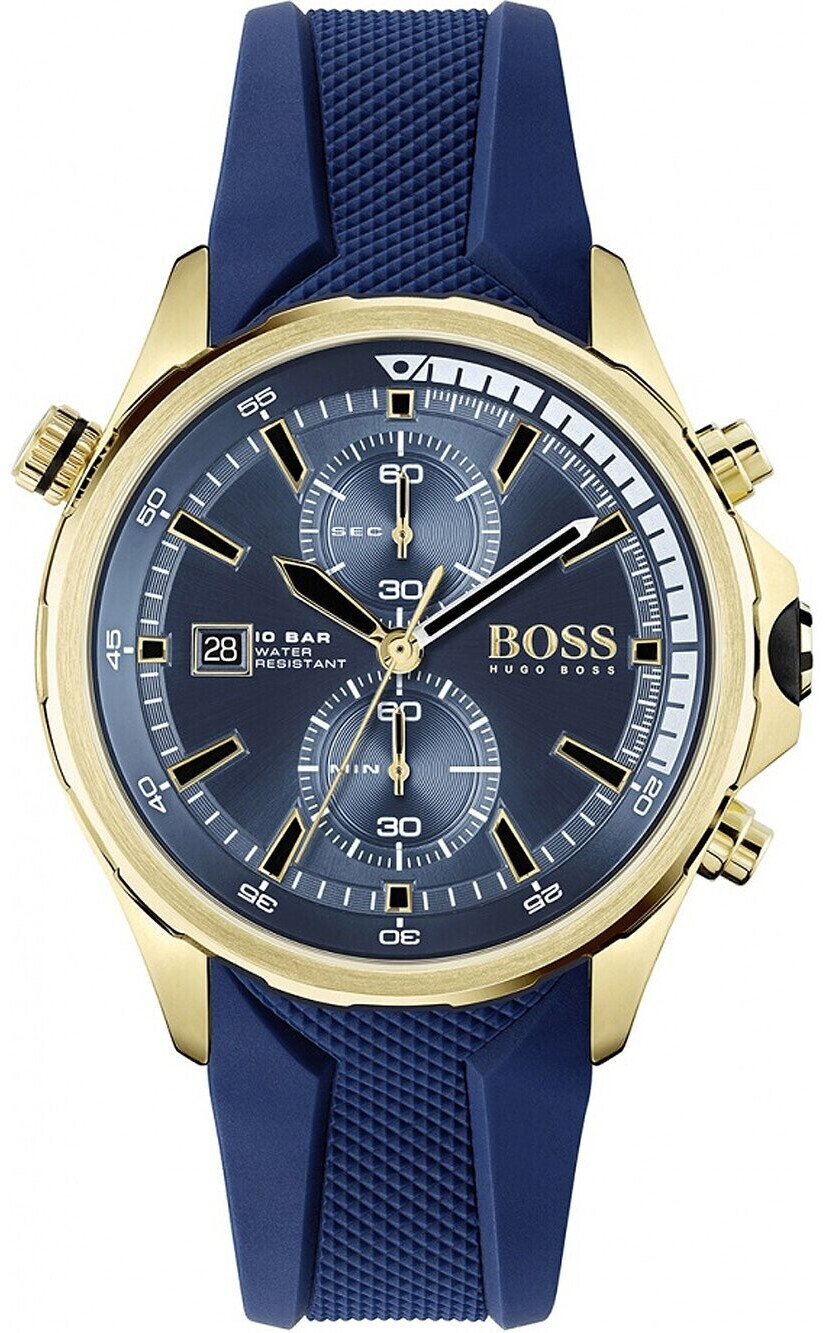 Gold and blue hugo boss outlet watch