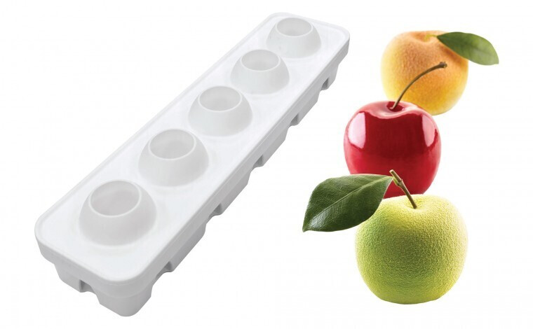 Silikomart Moule silicone pomme, cerise et pêche