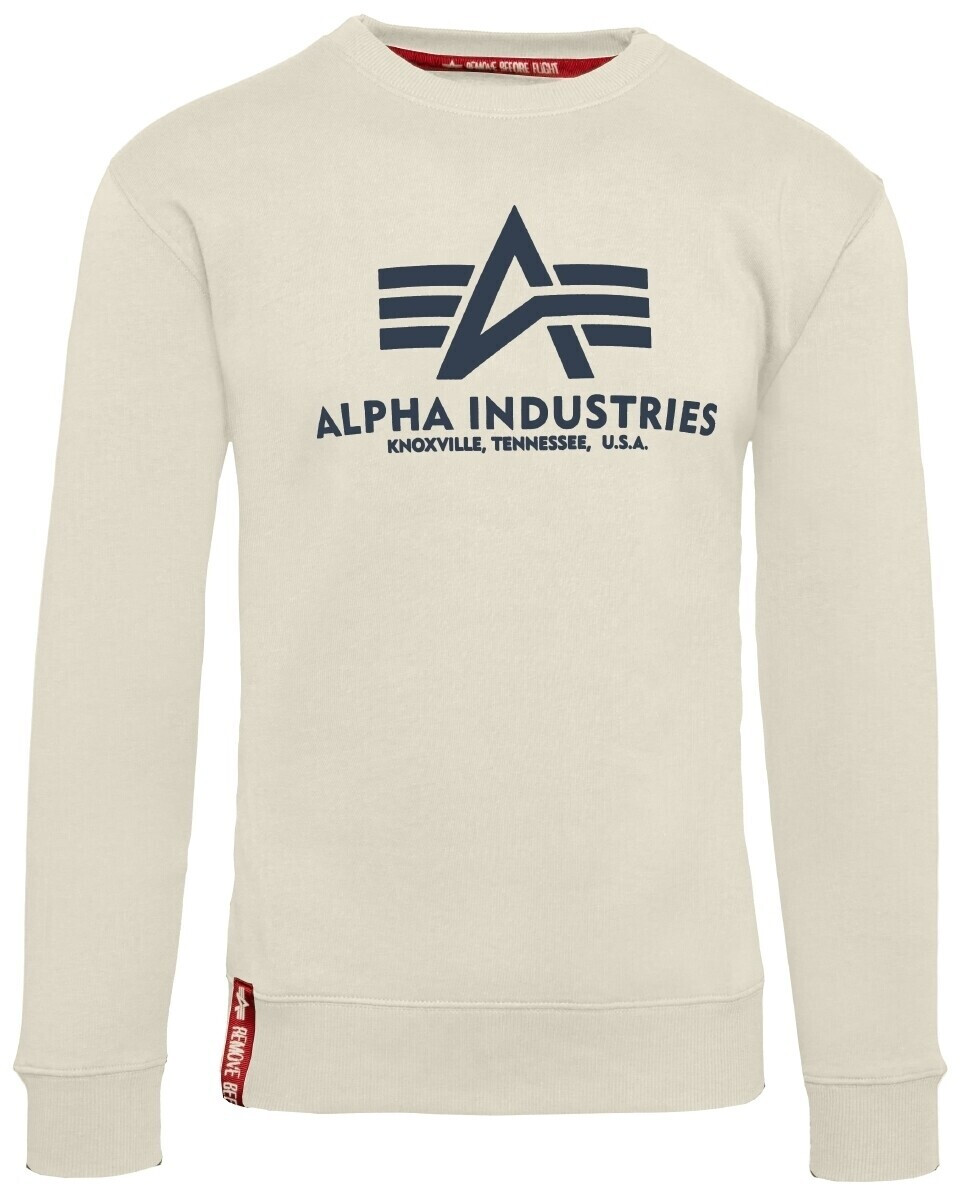 Alpha Industries Basic Sweater jet stream white (178302-578)
