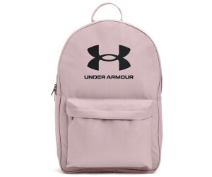Pink and gray under armour backpack deals