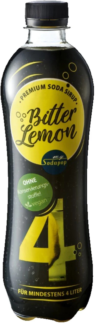 mySodapop Bitter Lemon Syrup (500ml)