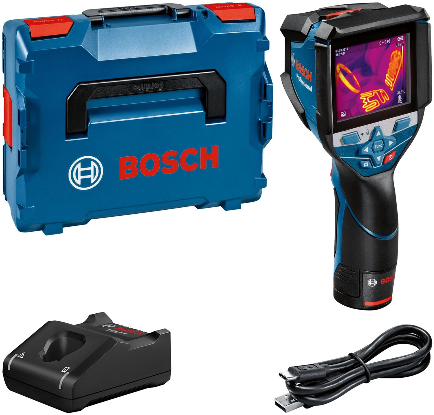 【正規品定番】BOSCH サーモグラフィカメラGTC 600 C 電動工具 未使用 M6478692 環境測定器