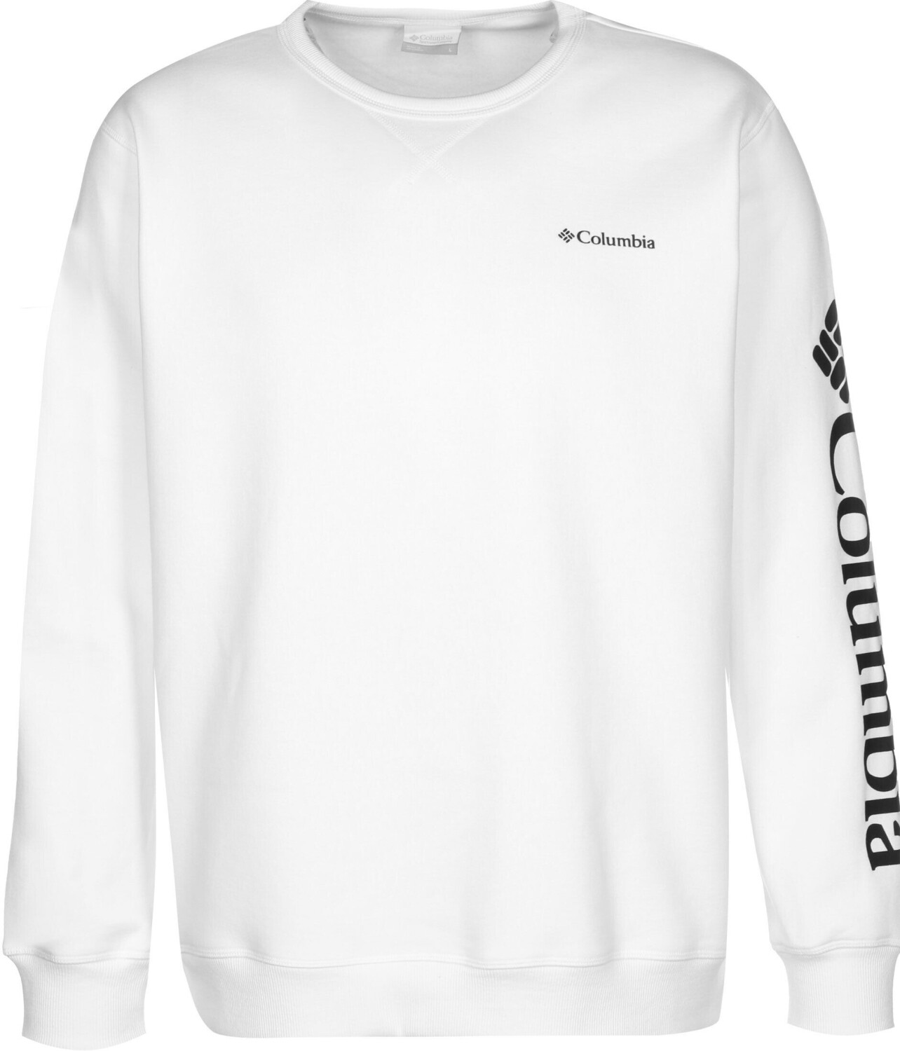 Columbia Logo Fleece Crew (1884931) white/black