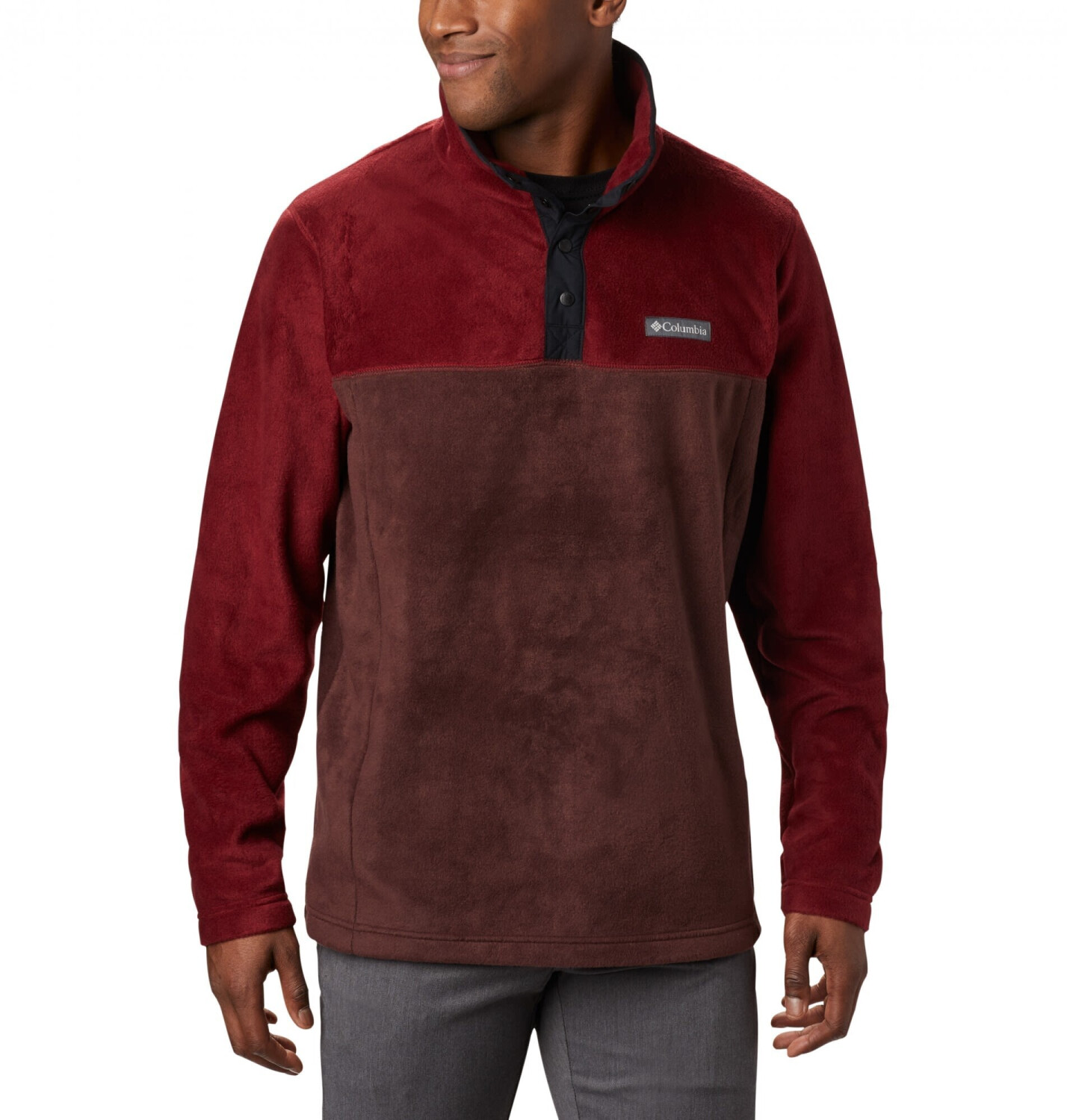 Columbia Steens Mountain Half Snap Fleece red lodge/red jasper/black