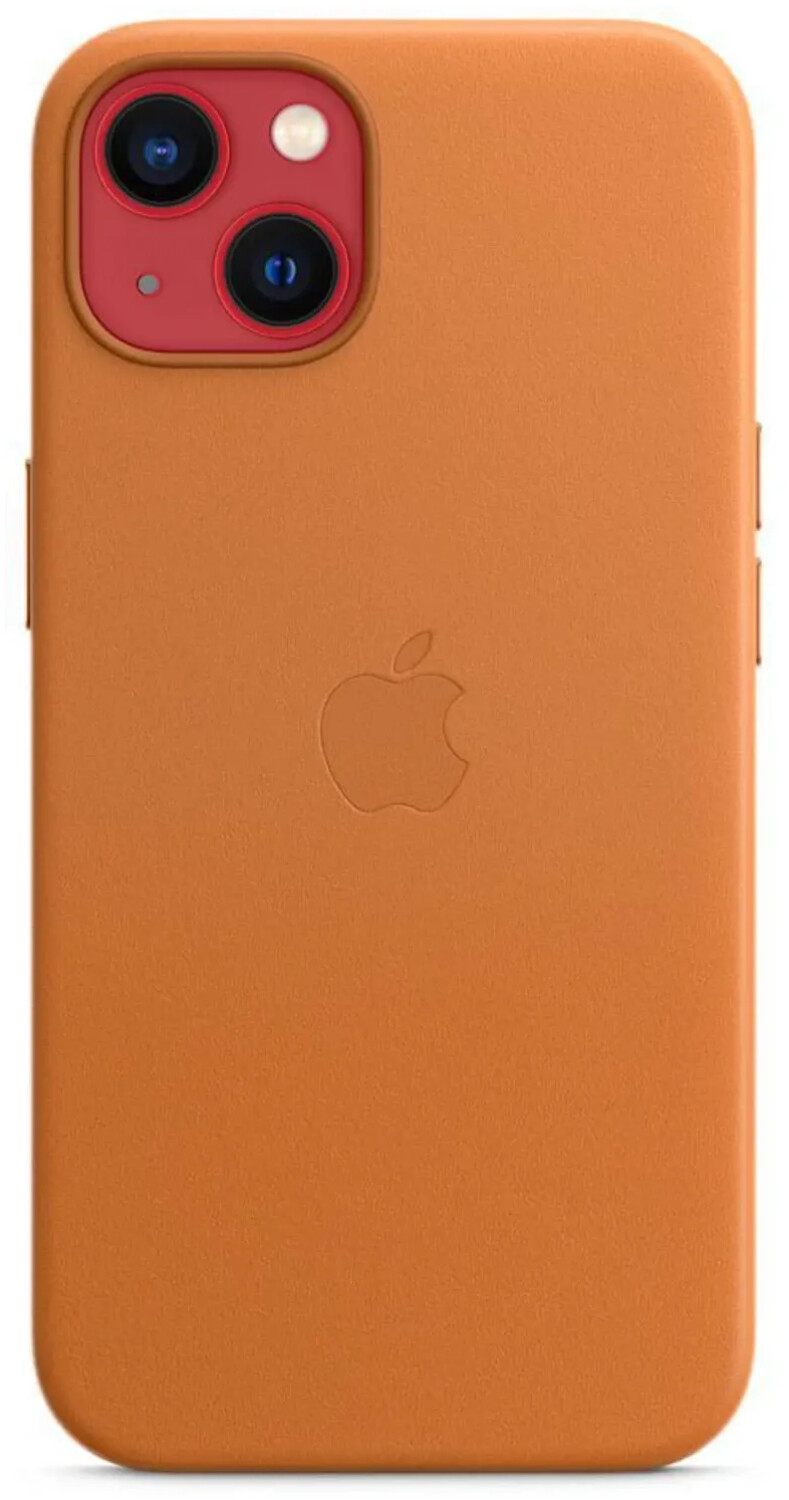 Apple Coque en cuir avec MagSafe (iPhone 13) ocre