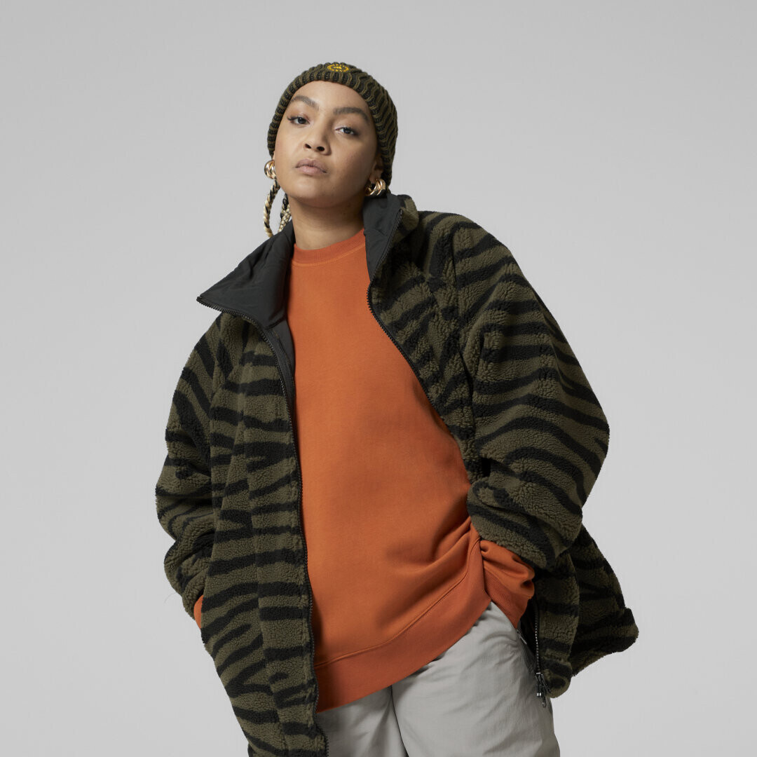 Adidas aSMC FZ FL JKT Women (GU3793) dark khaki/black