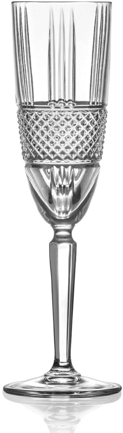 RCR brillante flute goblet 19cl - set of 6