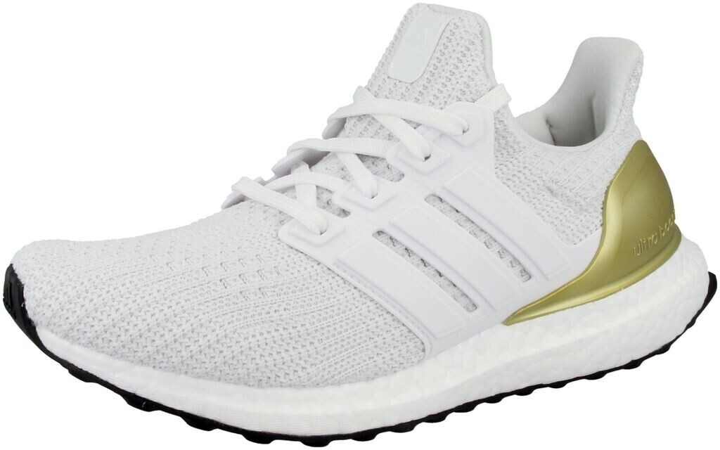 Adidas ultra boost 4.0 bianche strisce oro store