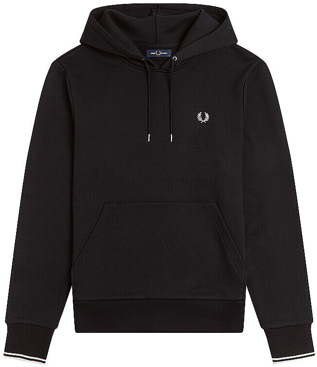 Fred Perry Tipped Hooded Sweatshirt (M2643) black