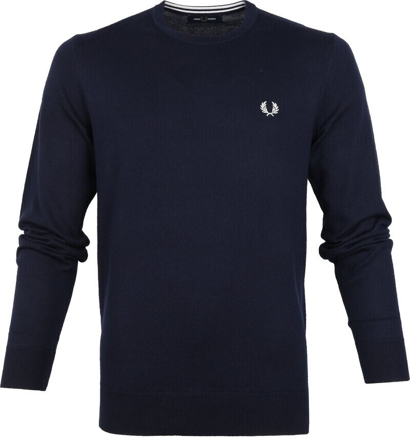 Fred Perry Classic Crew Neck Jumper (K9601) navy