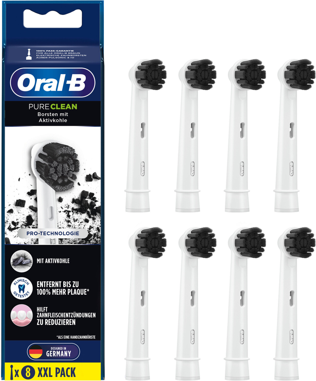 Oral-B Pure Clean Replacement Brushes (8 pcs)