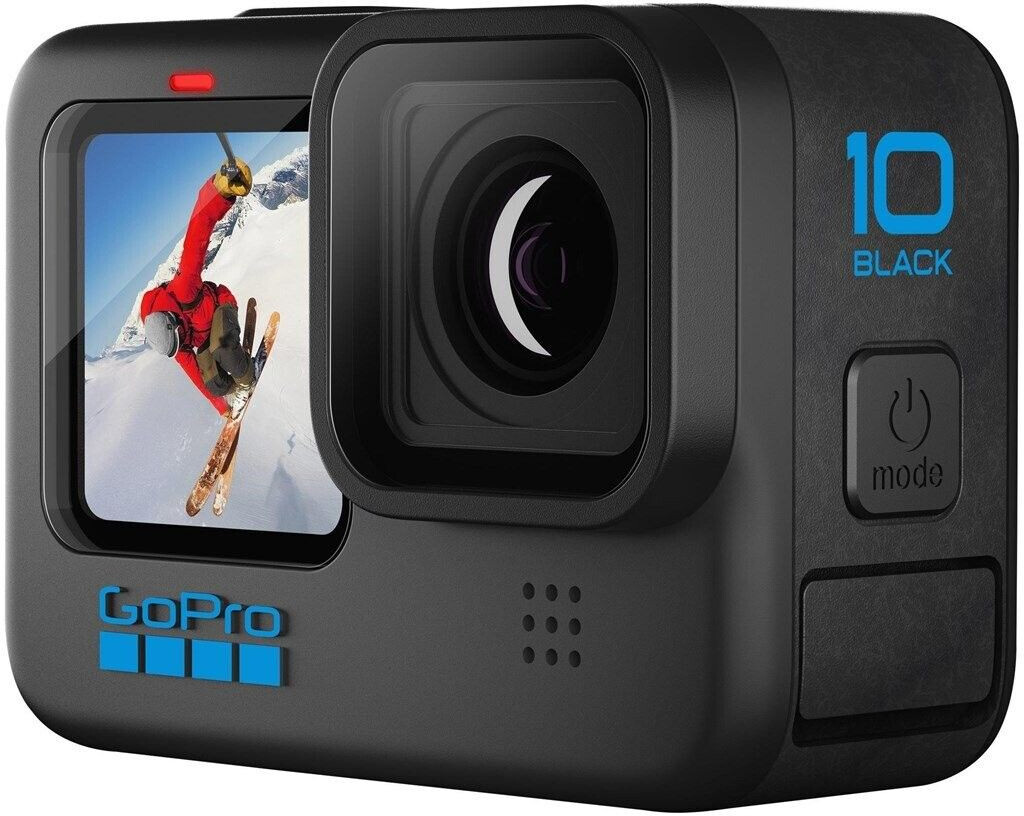 La caméra sport la plus réputée, la GoPro Hero 10 Black, est à