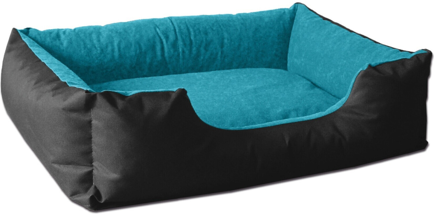BedDog Dog Sofa LUPI S BLUE-SKY Black-Blue