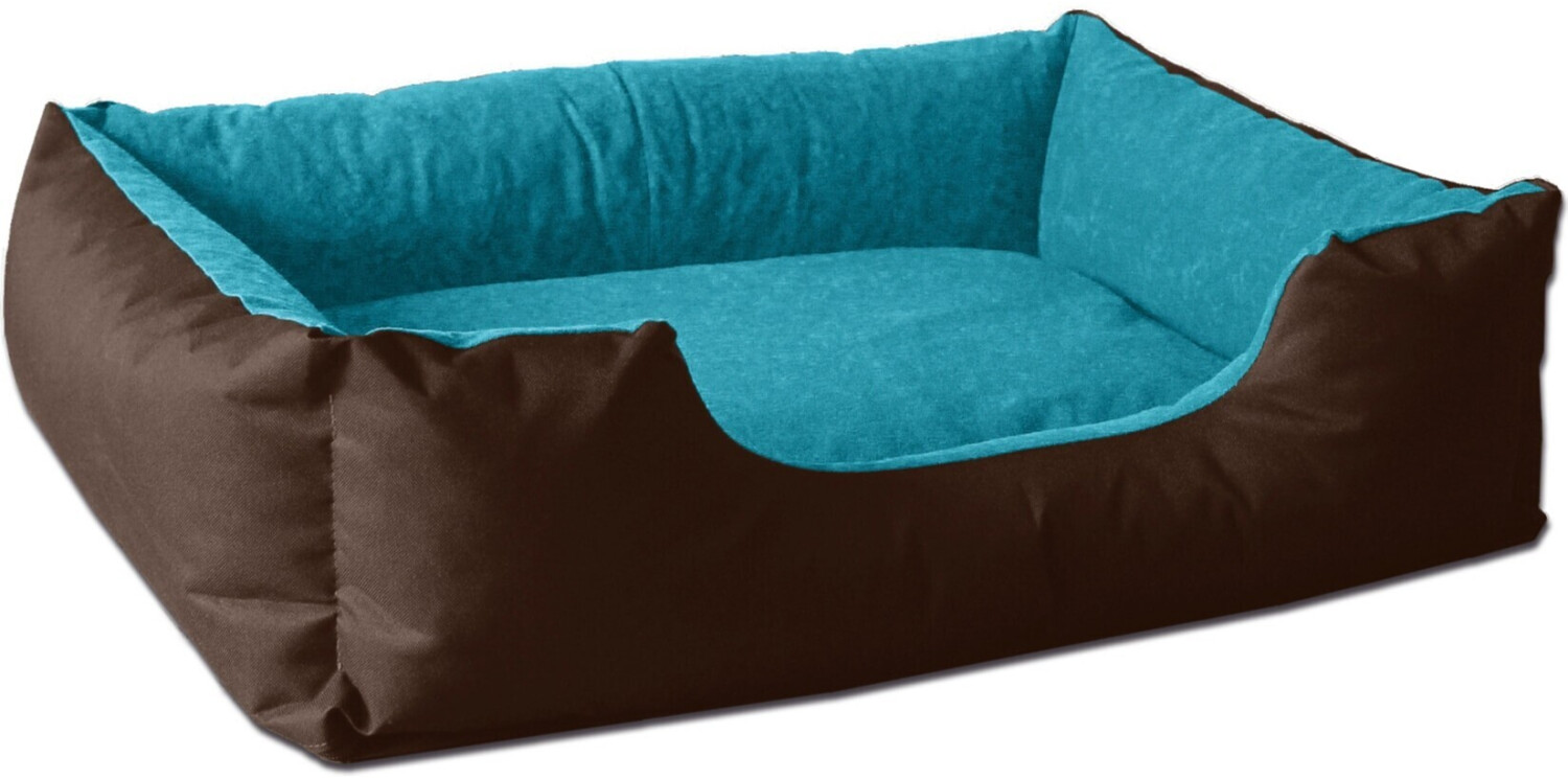 BedDog Dog Sofa LUPI S MOUNTAIN-BLUE Brown-Blue