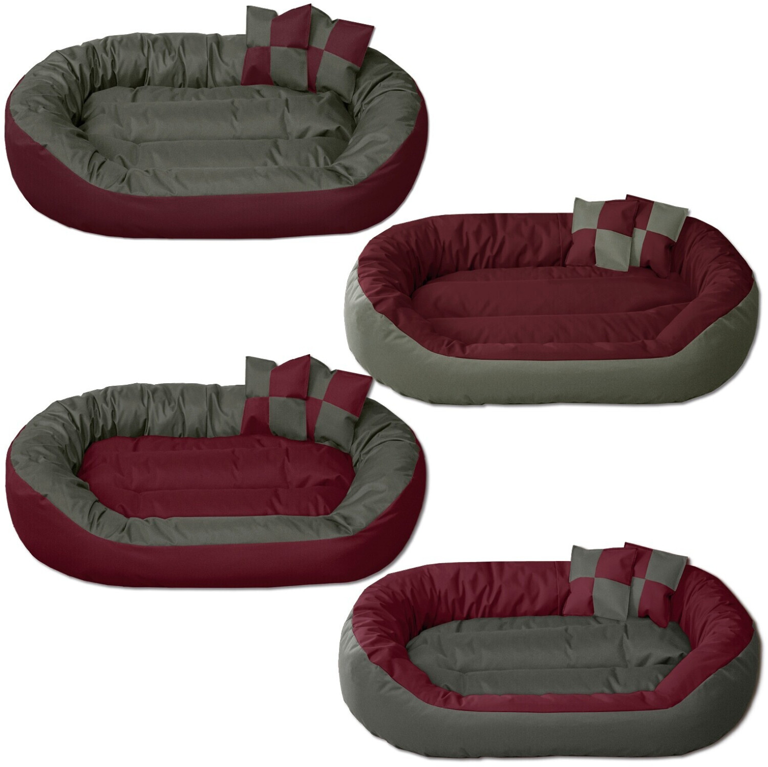 BedDog SUNNY 4in1 3XL CHERRY-ROCK Red-Grey
